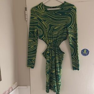 Fun and super comfy and soft long sleeve dress!